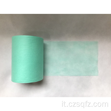 Tessuto non tessuto piatto verde
